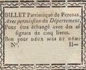 France 2 sols 2 Sols et Demi - Herault - Billet Patriotique de Pezenas - 1792 - not issued -