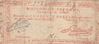 France 40 sols 40 sols - Emergency home, rue des filles St. Thomas - 05-09-1791 -