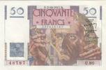 France 50 francs 50 Francs - Le verrier - 02-10-1947 - Serial U.80 -