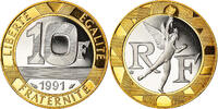 France 10 francs 10 francs Genius of the Bastille - 1991 - Proof -