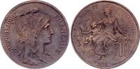 France 10 centimes 10 Centimes Dupuis - 1898 Flan Mat -