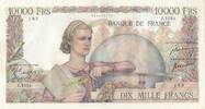 France 10000 francs 10000 Francs - French genius - 30-11-1950 - Serial J.1024 -