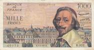 France 1000 francs 1000 Francs - Richelieu - 07-03-1957 - Serial R.322 -