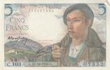 France 5 francs 5 Francs - Shepherd - 23-12-1943 - Serial C.103 -