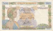 France 500 francs 500 Francs - The peace - 08-05-1941 - Serial E.2838 -