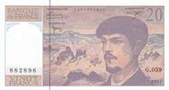 France 20 francs 20 Francs - Debussy - 1997 - Serial G.059 -