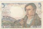 France 5 francs 5 Francs - Shepherd - 23-12-1943 - Serial N.113 -