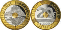 French Mint 20 francs 20 Francs Mont Saint Michel - 2000 Proof - from Proof set -