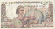 France 10000 francs 10000 Francs - French genius - 14-09-1950 - Serial X.910 -