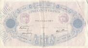 France 500 francs 500 Francs - Blue and pink - 12-01-1939 - Serial F.3154 -