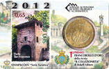 San Marino 50 centimes Porta San Francesco - 50 centimes 2012 Coincard + Stamp -