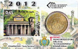 San Marino 50 centimes Basilica del Santo - 50 centimes 2012 Coincard + Stamp -