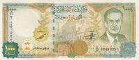 Syrian Arab Republic 1000 pounds 1000 Pounds - Hafez Al-Assad - 1997 - Serial D.21 -