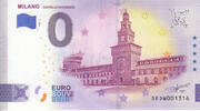 Italy 0 euro 0 Euro Souvenir 2025 - Milan -