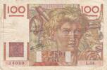 France 100 francs 100 Francs - Young farmer - 31-05-1946 - Serial L.54 -