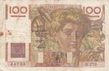 France 100 francs 100 Francs - Young farmer - 02-12-1948 - Serial U.270 -