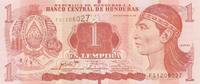 Honduras 1 lempira 1 Lempira - Lempira - Ruins of Copan - 28-12-2016 - Serial FS -