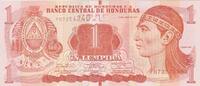 Honduras 1 lempira 1 Lempira - Lempira - Ruins of Copan - 12-06-2014 - Serial FN -