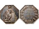 France 1 token Notaires, Lille - Jeton Argent Poinçon Corne (Après 1879) -