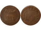 France 1 token Jeton France 1 token Copper Louis IV de Gonzague Nevers 1651 -