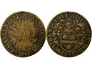 France 1 token Mayors of Nantes, Christophe Juchault - Brass Token -1642 -