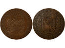 France 1 token Mayors of Nantes, Yves de Monti - Copper Token -1644 -