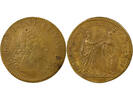 France 1 token Louis XV - Brass Counter Token, Capture of Hondarribia -Nuremberg -