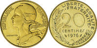 France 10 centimes 20 Centimes Marian - 1976 - From UNC Box Set -