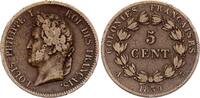 French Colonies 5 cent 5 Cent - Louis-Philippe I - 1839 A Paris -