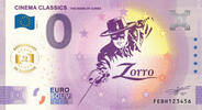 Malta 0 euro 0 Euro Souvenir - Classic Cinema - The Mark of Zorro - Anniversary - 2025 -