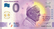 Argentina 0 euro 0 Euro Souvenir - Papa Franciscus - Anniversary 10 years- 2025 -