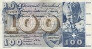 100 francs 1963 Schweiz 100 Francs - Child  St Martin - 28-03-1963 - Serial 41D IV / S+
