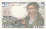 France 5 francs 5 Francs - Shepherd - 02-06-1943 - Serial K.16 -