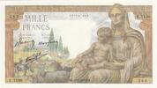 France 1000 francs 1000 Francs - Deesse Demeter - 20-08-1942 - Serial C.1106 -