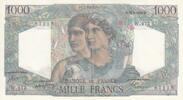 France 1000 francs 1000 Francs - Minerva and Hercules - 26-08-1948 - Serial W.472 -