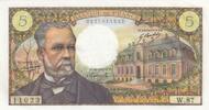 France 5 francs 5 Francs - Pasteur - 06-02-1969 - Serial W.87 -