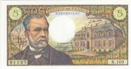 France 5 francs 5 Francs - Pasteur - 05-06-1969 - Serial N.103 -