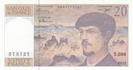 France 20 francs 20 Francs - Debussy - 1992 - Serial T.036 -