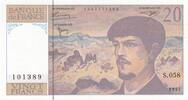 France 20 francs 20 Francs - Debussy - 1997 - Serial S.058 -