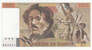 France 100 francs 100 Francs - Delacroix - 1978 - Serial R.1 -