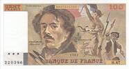 France 100 francs 100 Francs - Delacroix - 1983 - Serial H.67 -