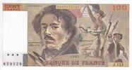France 100 francs 100 Francs - Delacroix - 1987 - Serial J.121 -