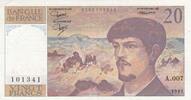 France 20 francs 20 Francs - Debussy - 1981 - Serial A.007 -