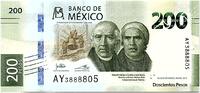 Mexico 200 pesos 200 Pesos - 25years of Autonomy 1994-2019 - 2019 UNC -