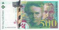 France 500 francs 500 Francs - Pierre and Marie Curie - 1994 - Serial K.000858739 -