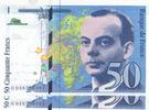 France 50 francs Lot of 2 Banknotes - 50 Francs - Saint-Exupéry - 1999 - Serial H.048 - Consecutive Numbers -