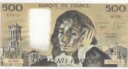 France 500 francs 500 francs - Pascal - 03-04-1980 - Serial W.108 -