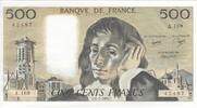 France 500 francs 500 francs - Pascal - 06-01-1983 - Serial A.169 -