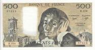France 500 francs 500 Francs - Pascal - 05-07-1984 - Serial K.214 -