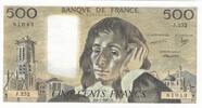 France 500 francs 500 Francs - Pascal - 08-01-1987 - Serial J.252 -